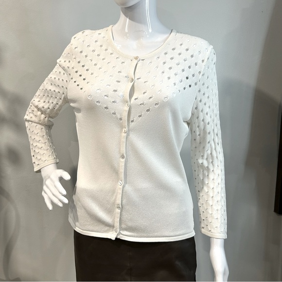 Vintage Ruby Cho Lace Knit Cardigan - Picture 2 of 13